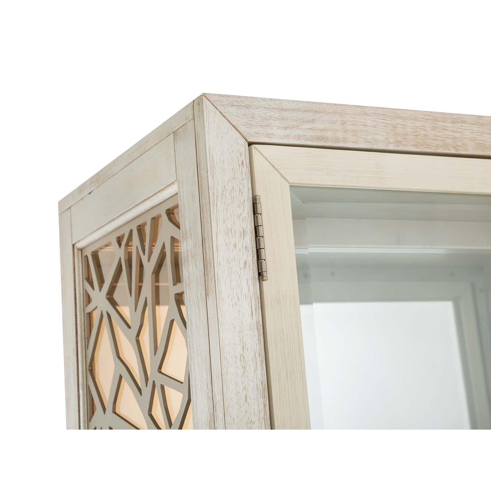 Magnussen Home Lenox Acadia White Display Cabinet