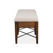 Magnussen Home Bay Creek Toasted Nutmeg Upholstered Bench