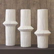 Global Views Matte White Ascending Ring Vase