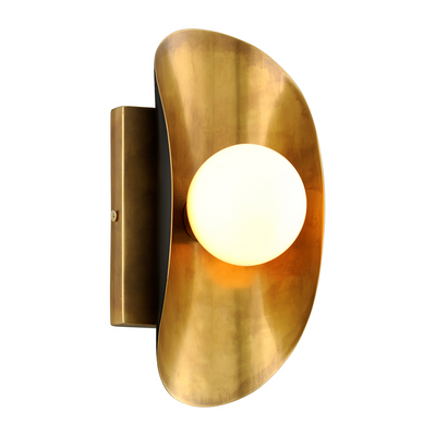 Corbett Hopper 1 Light Vintage Brass Bronze Accents Wall Sconce Wall Light