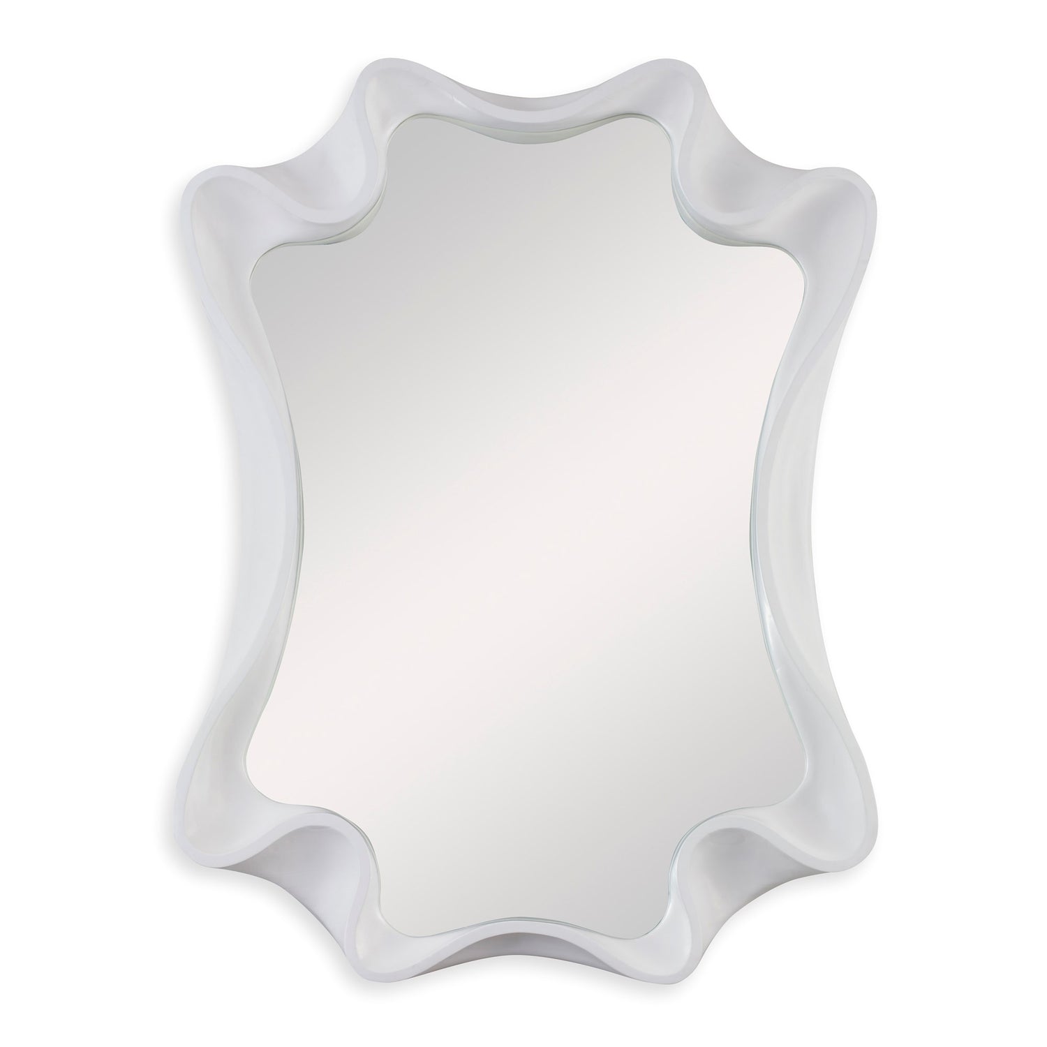 Ambella Scalloped Mirror - Bright White