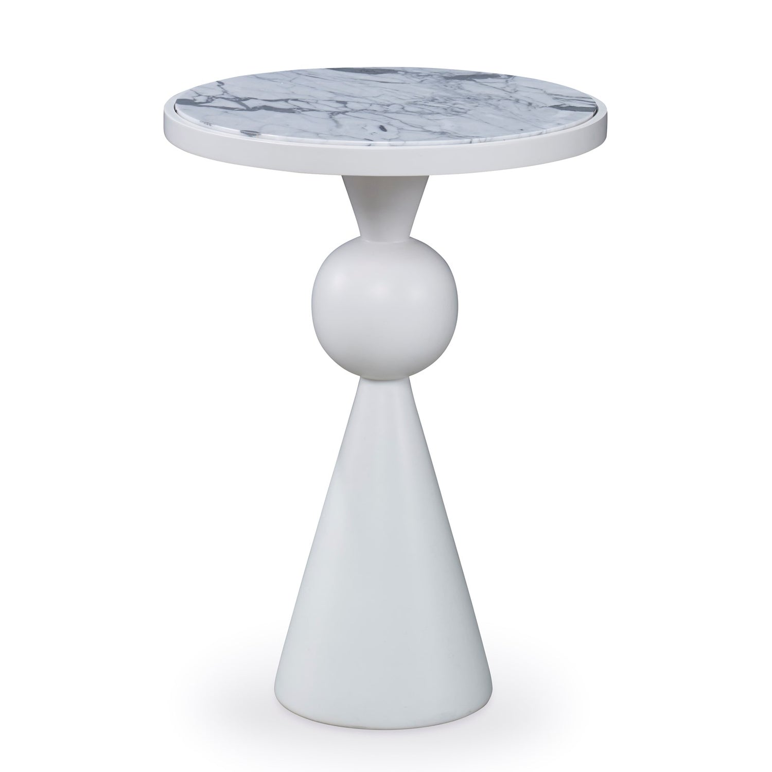 Ambella Minaret Accent Table - White