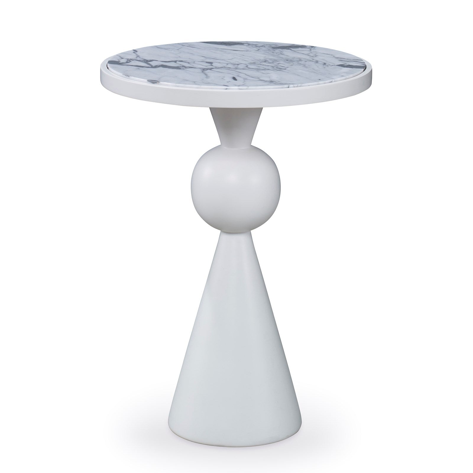 Ambella Minaret Accent Table - White