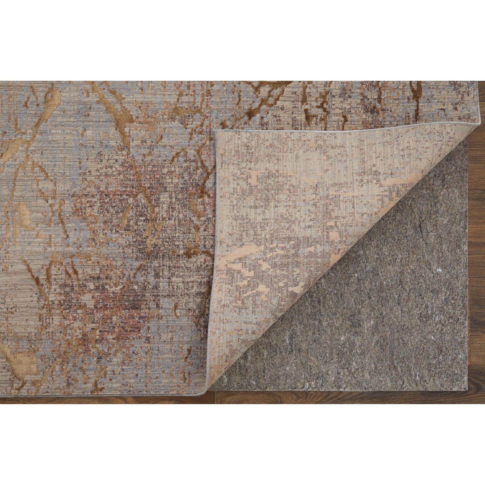 Feizy Pryor 39NEF Modern Abstract in Brown/Taupe/Tan