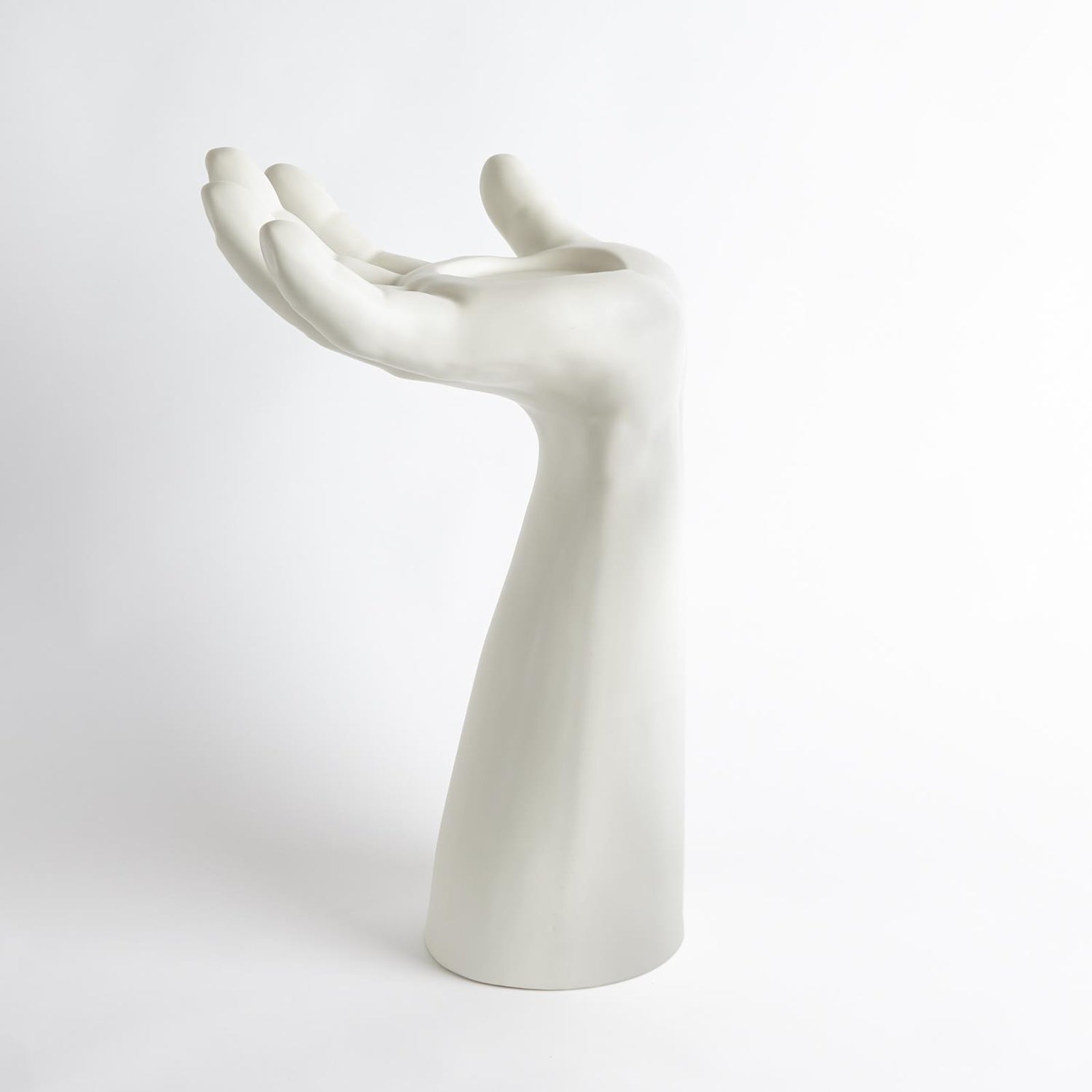 Global Views Matte White Ceramic Palma