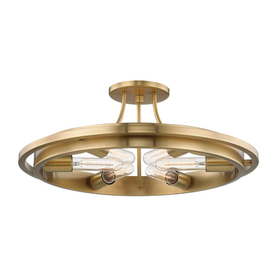 Hudson Valley Lighting Chambers 6 Light 21 inch Semi Flush Ceiling Light Clearance