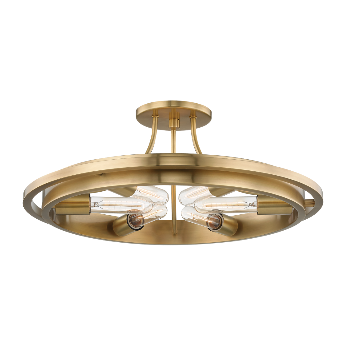 Hudson Valley Lighting Chambers 6 Light 21 inch Semi Flush Ceiling Light Clearance