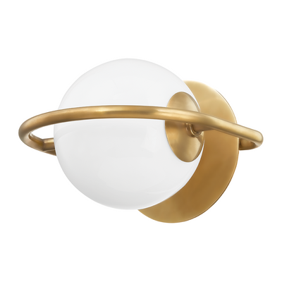 Corbett Everley 1 Light Vintage Brass Wall Sconce Wall Light Clearance