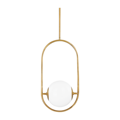 Corbett Everley 1 Light 10 inch Vintage Brass Pendant Ceiling Light