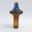Global Views Over Amber Cobalt Vase