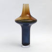 Global Views Over Amber Cobalt Vase