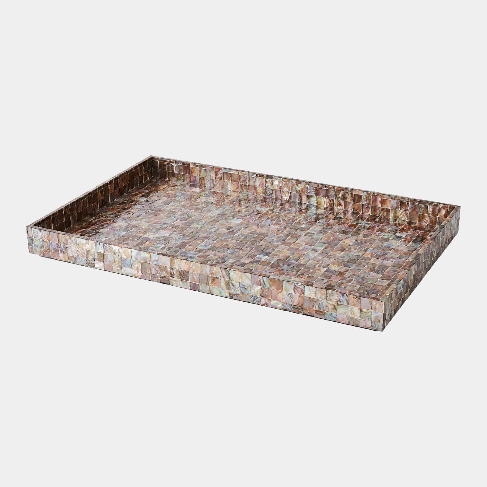 Global Views Mother of Pearl Tray