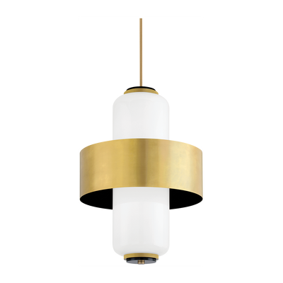 Corbett Melrose 6 Light Vintage Brass/Soft Black Pendant Ceiling Light