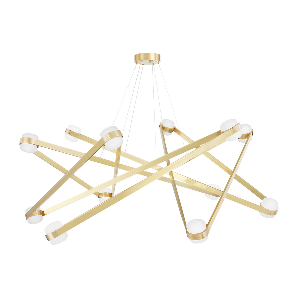 Hudson Valley Lighting Orbit 12 Light 56.13 inch Chandelier Ceiling Light