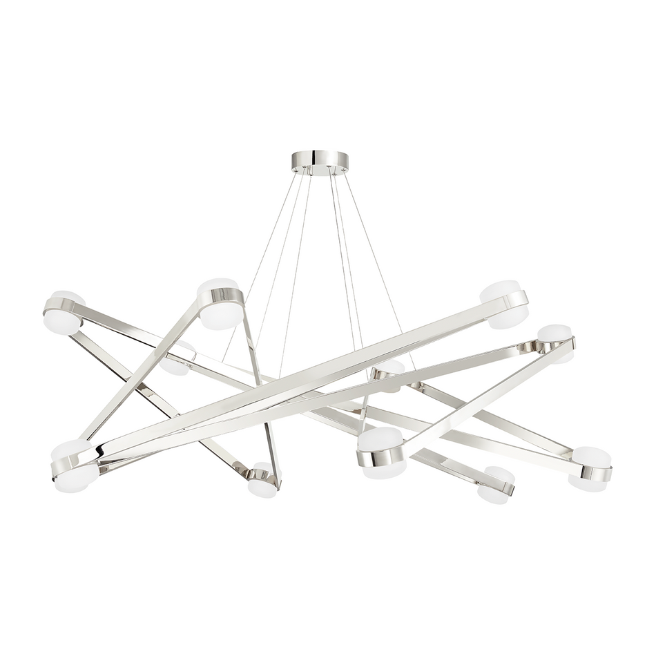 Hudson Valley Lighting Orbit 12 Light 56.13 inch Chandelier Ceiling Light