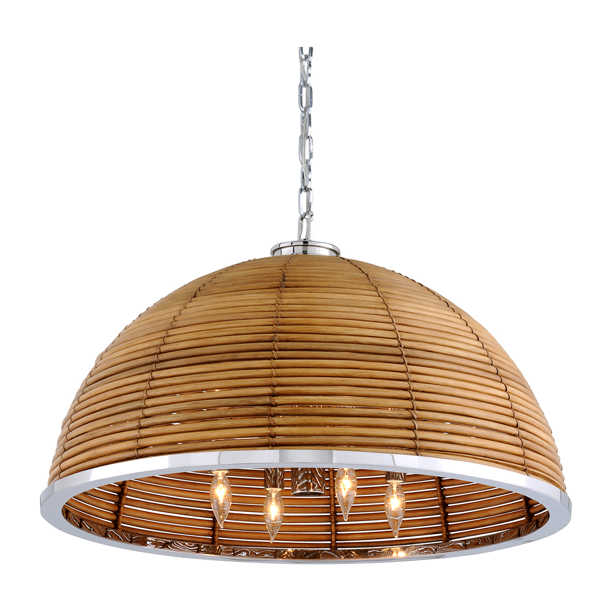 Corbett Carayes 8 Light Stainless Steel Chandelier Ceiling Light Clearance