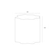 Sunpan Dahlia End Table