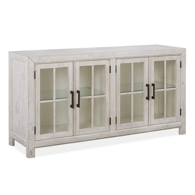 Magnussen Home Bronwyn Alabaster Buffet Curio