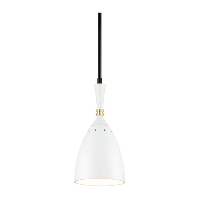 Corbett Utopia 1 Light Black Brass Off White Shades Pendant Ceiling Light Clearance
