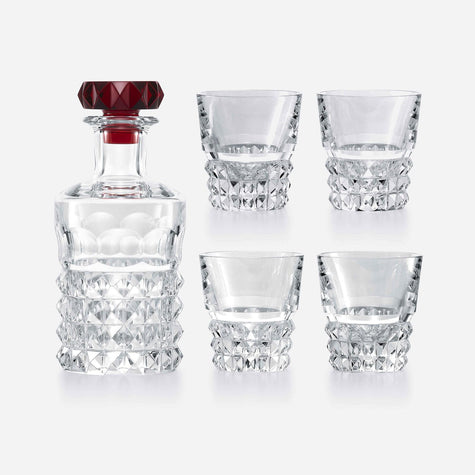 Baccarat Louxor Tumblers & Carafe Bar, Set of 5