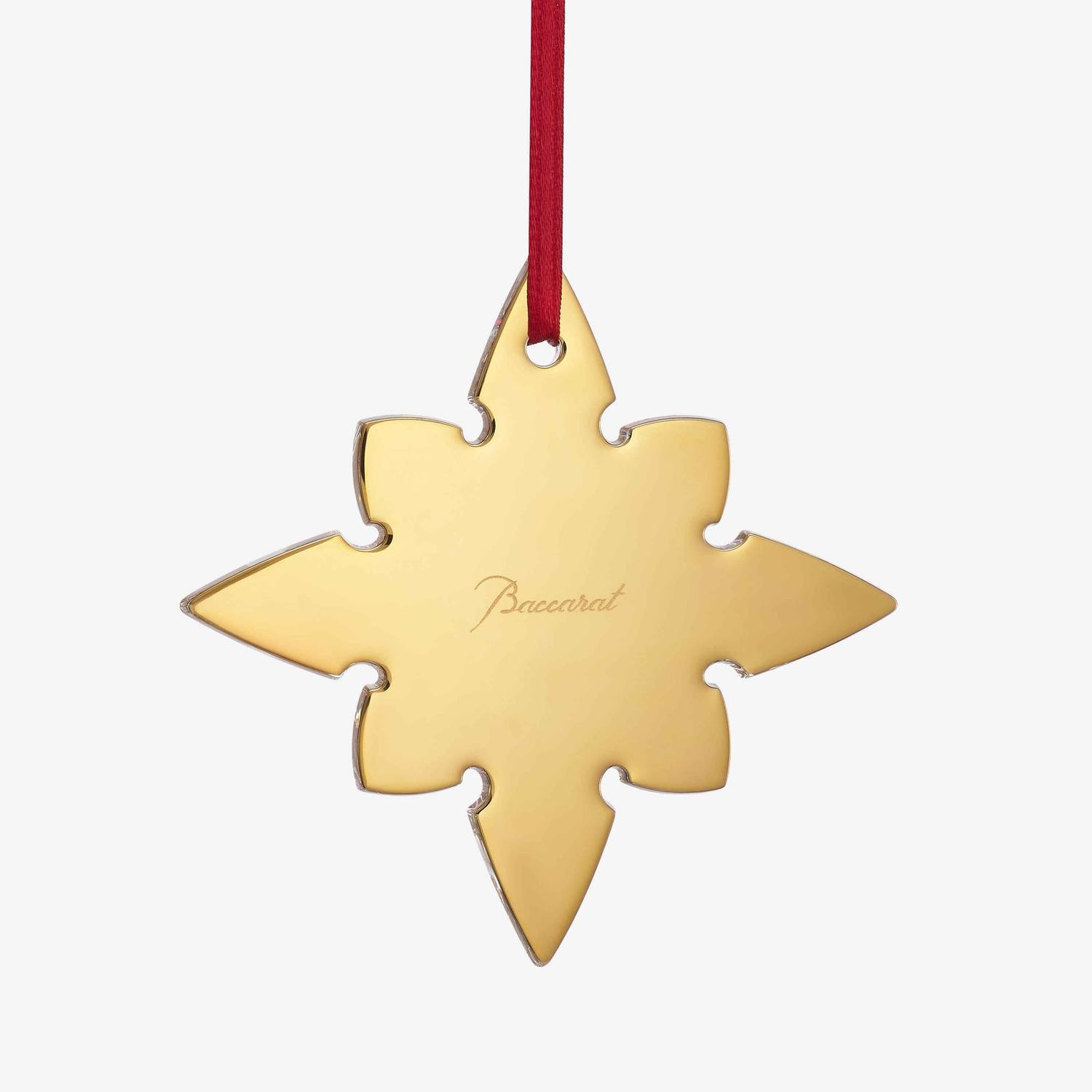 Baccarat Noel Ornament Octogone Gold