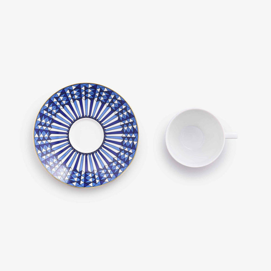 Baccarat Arcadia Talleyrand Coffee Cup & Saucer, Set of 2