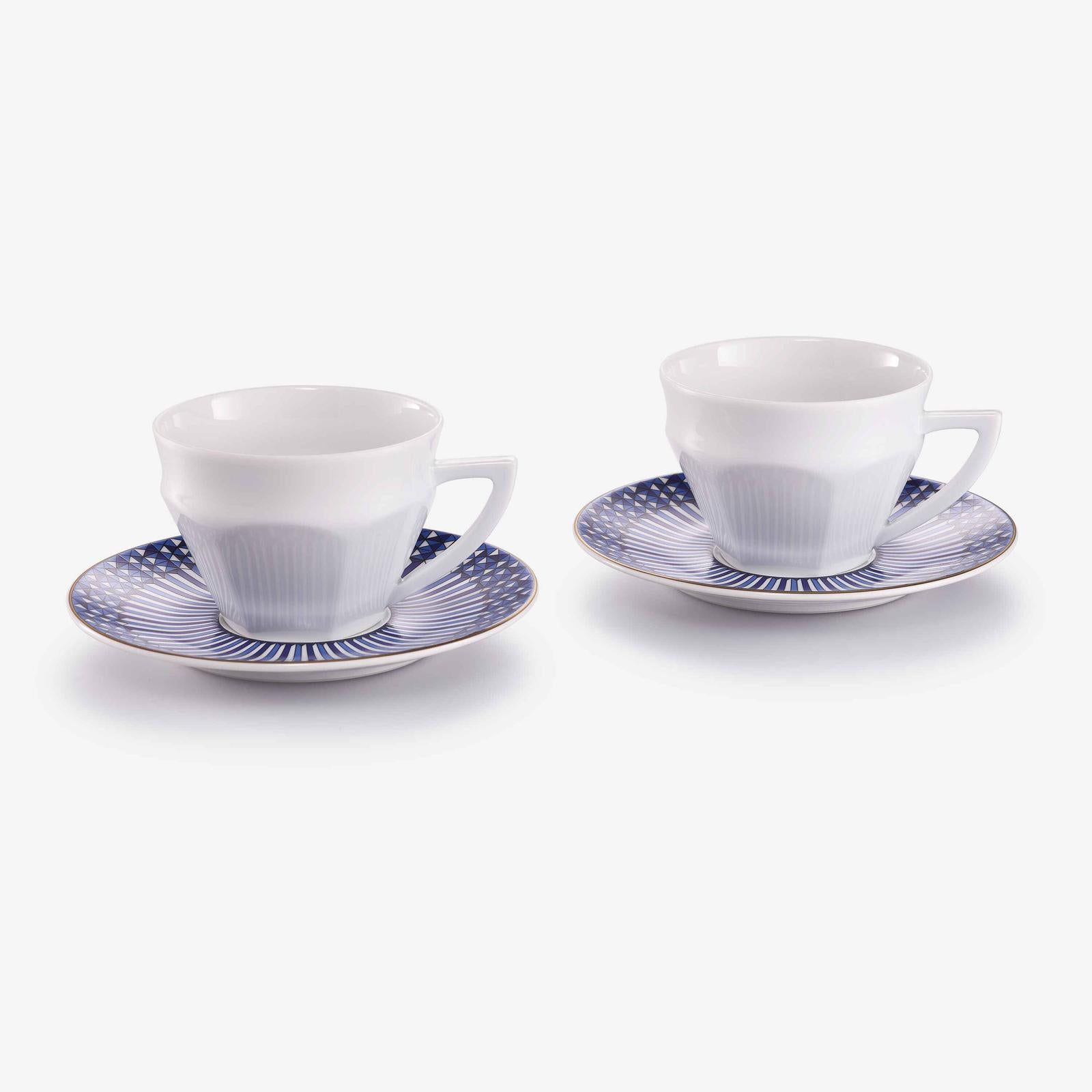 Baccarat Arcadia Talleyrand Tea Cup & Saucer, Set of 2