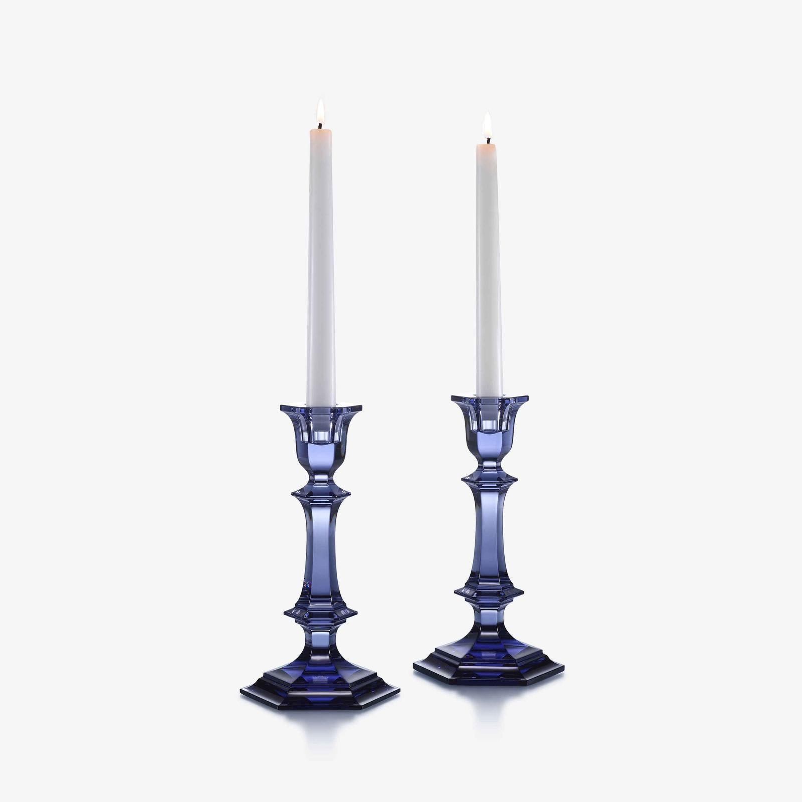 Baccarat Harcourt Candlesticks, Set of 2