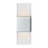 Hudson Valley Lighting Aurora 2 Light 4.5 inch Polished Chrome Wall Sconce Wall Light Clearance