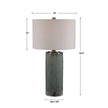 Uttermost Callais Crackled Aqua Table Lamp