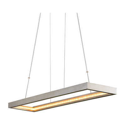 Corbett Jasmine 1 Light 14 inch Silver Leaf Linear Ceiling Light