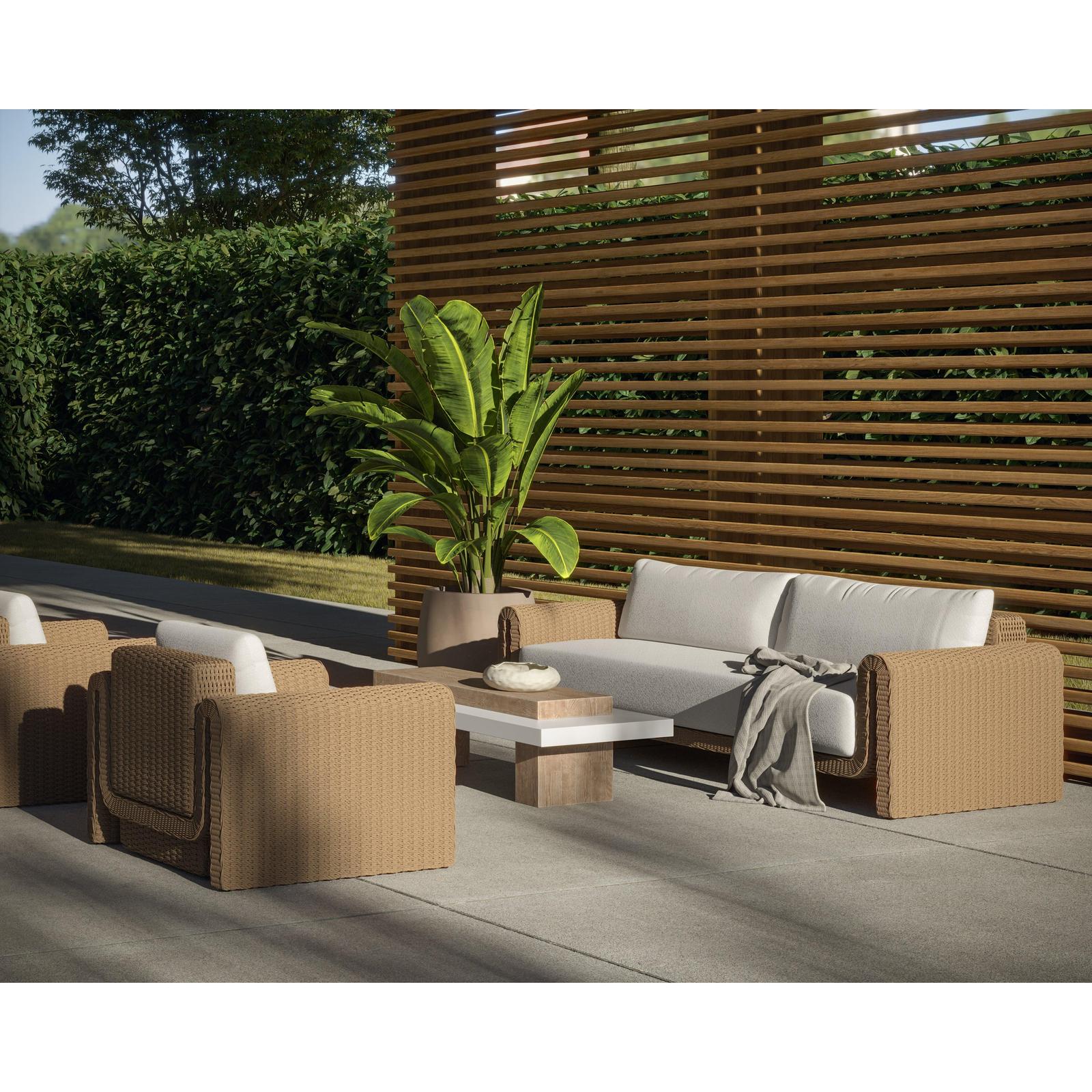 Sunpan Tibi Cream Sofa