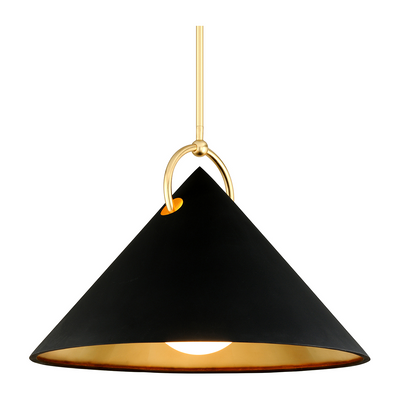 Corbett Charm 1 Light Gold Leaf Pendant Ceiling Light