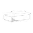 Sunpan Kalla Rectangular Coffee Table