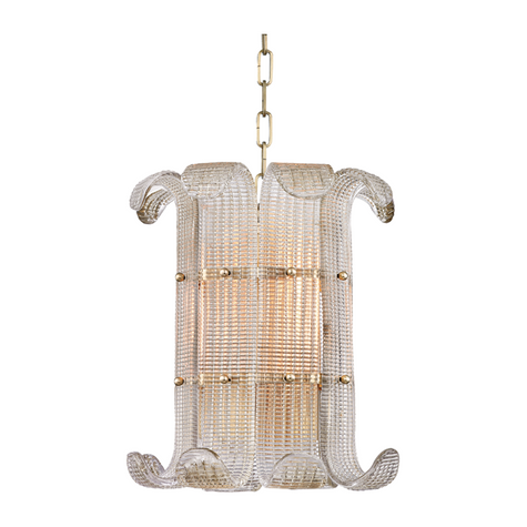 Hudson Valley Lighting Brasher 4 Light 14.5 inch Pendant Ceiling Light
