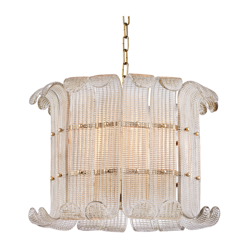 Hudson Valley Lighting Brasher 8 Light 22.75 inch Chandelier Ceiling Light