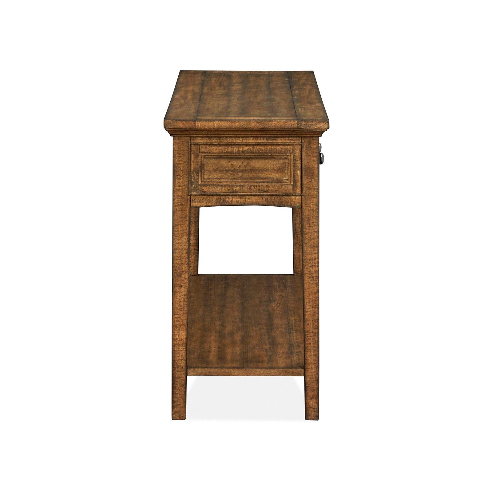 Magnussen Home Bay Creek Toasted Nutmeg Rectangular Sofa Table