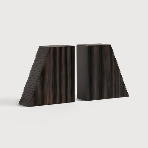 Ethnicraft Grooves Book Ends