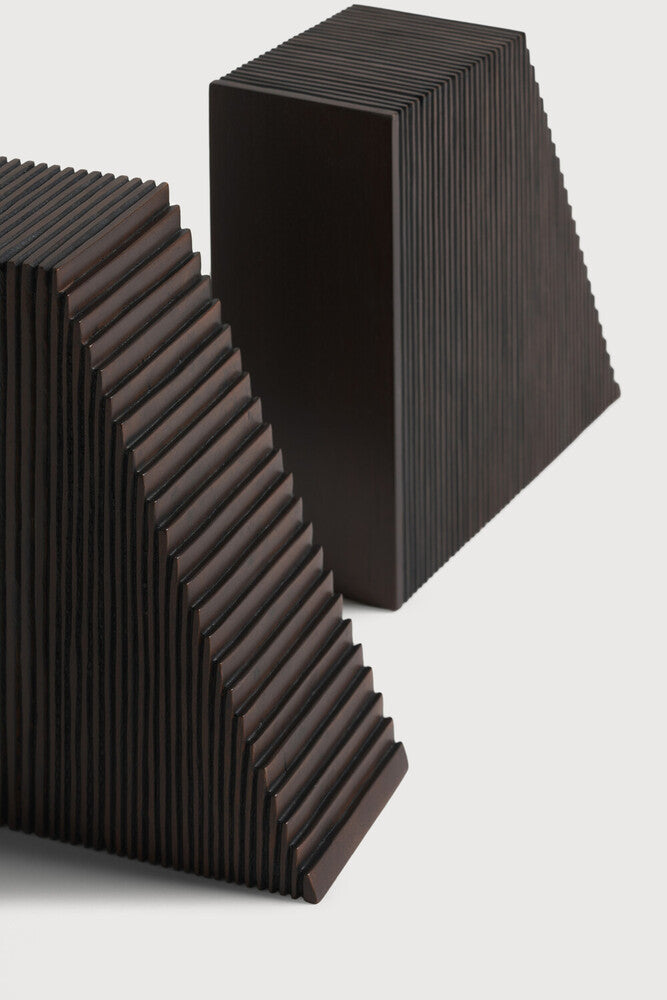 Ethnicraft Grooves Book Ends