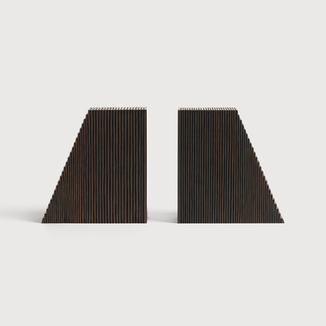 Ethnicraft Grooves Book Ends