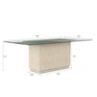 ART Furniture Cotiere Rectangular Glass Dining Table