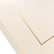 Michael Amini Fantosini Pedestal Dining Table - Creamy Pearl