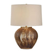 Uttermost McKinley Textured Brown Table Lamp