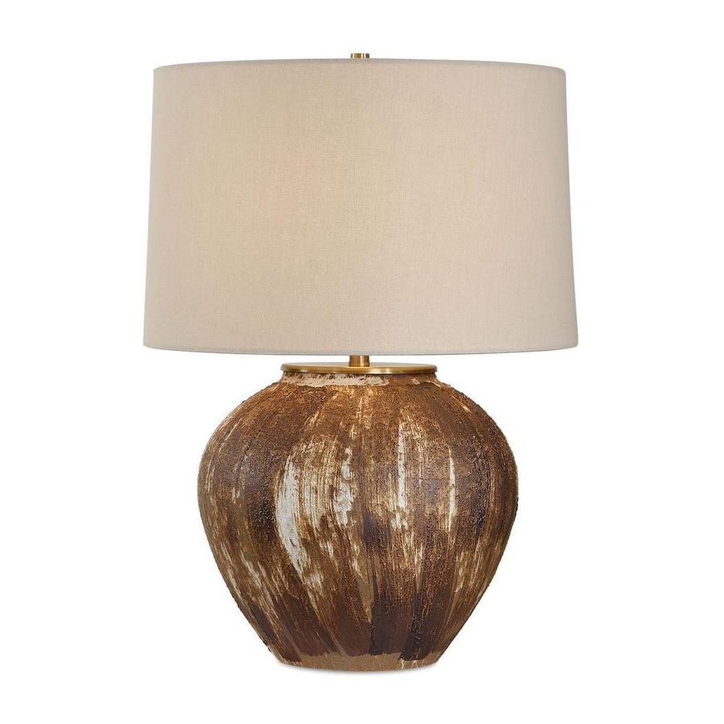 Uttermost McKinley Textured Brown Table Lamp