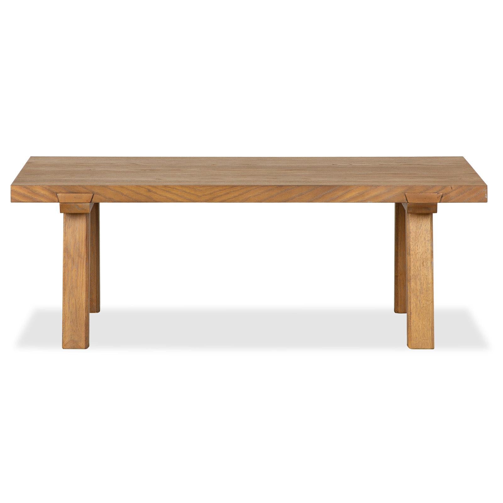 Magnussen Home Lindon Belgian Wheat Rectangular Cocktail Table