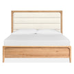 Magnussen Home Somerset Butternut Upholstered Panel Bed
