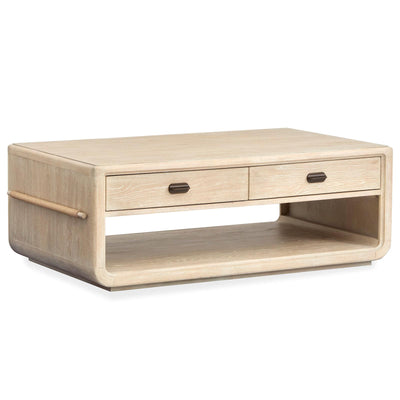 Salt Life Home Sunset Cove Sanibel Brown Rectangular Cocktail Table with Casters Sale