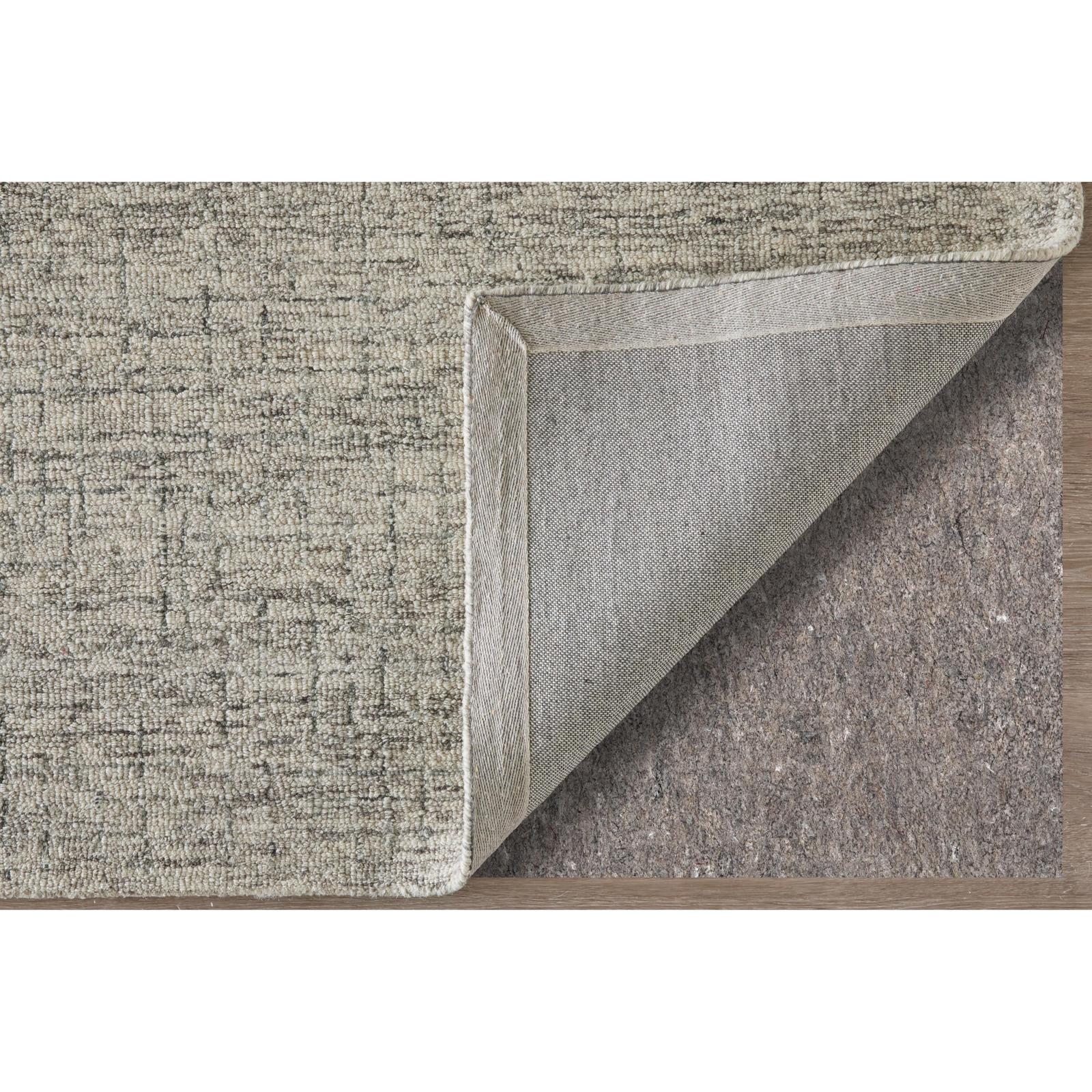 Feizy Belfort 8667F Transitional Solid Rug in Ivory/Gray/Taupe