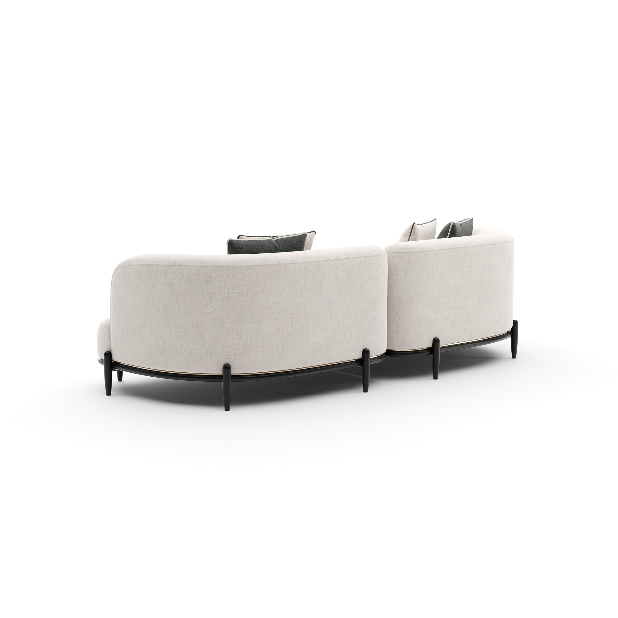 Caracole Madera Sectional