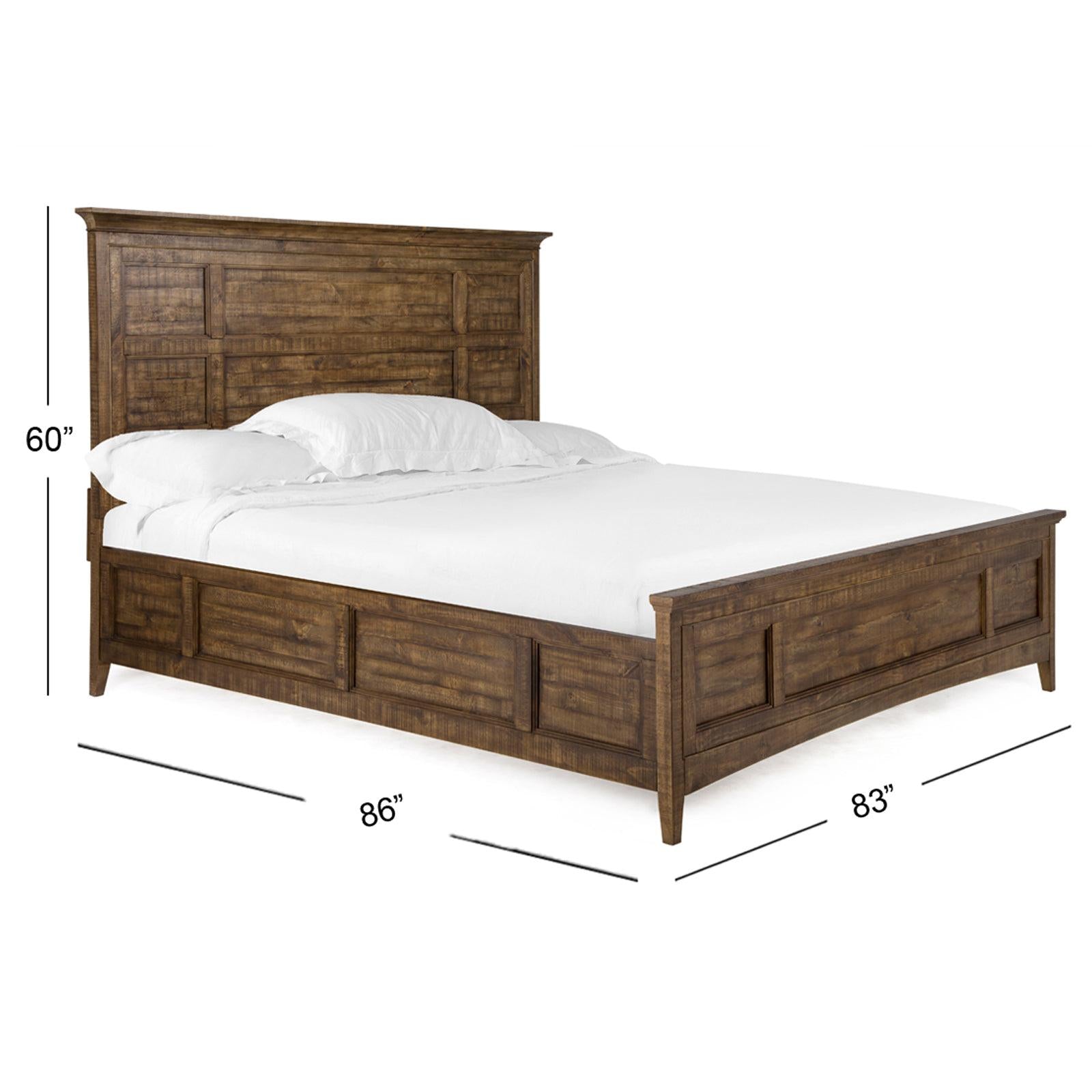 Magnussen Home Bay Creek Toasted Nutmeg Panel Bed